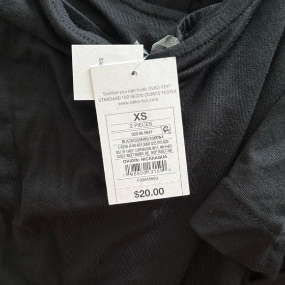 Women's Black Pajama Set - Picture 7 of 8